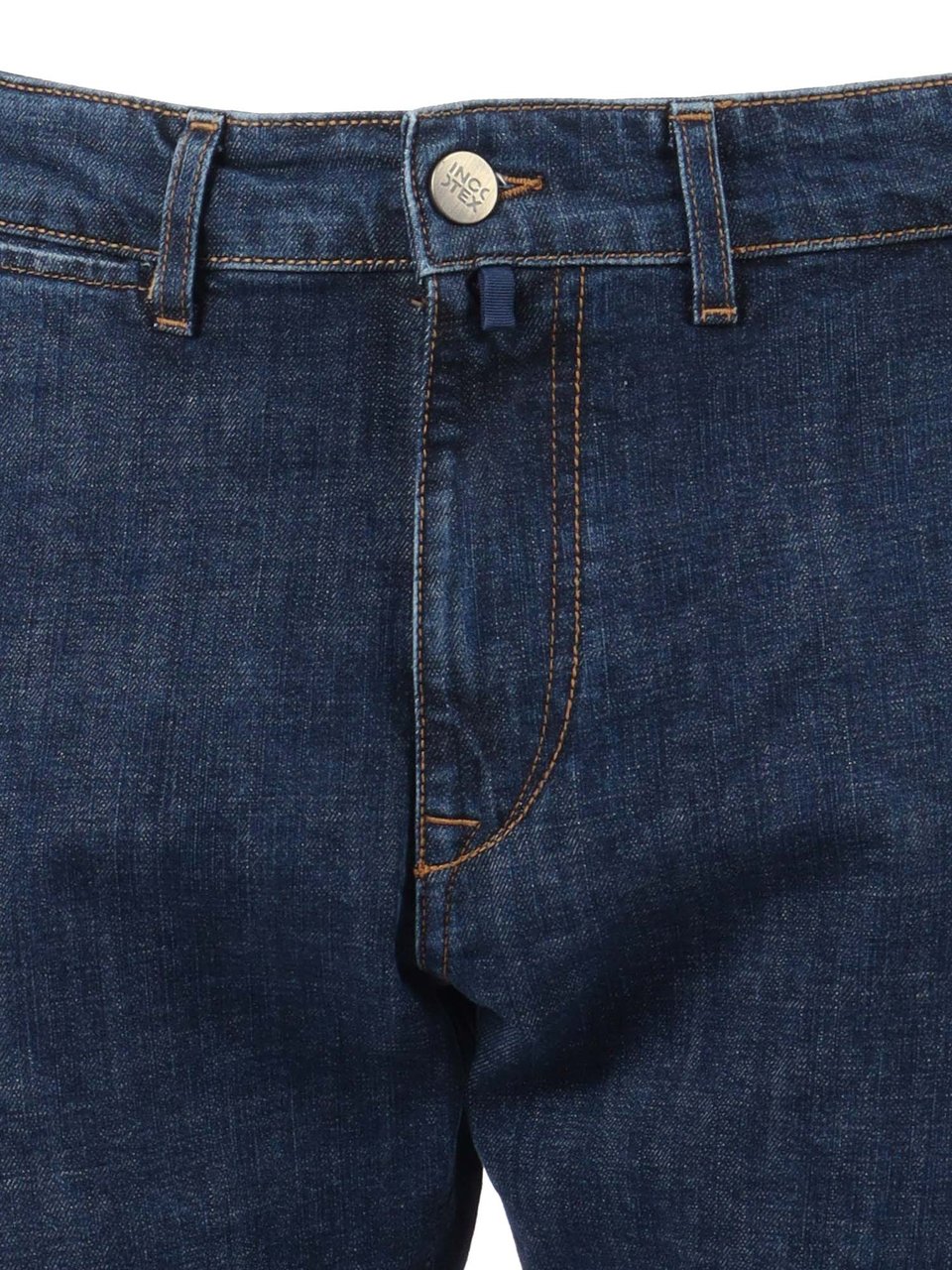 Incotex Straight-Leg Indigo Wash Denim Jeans with Five-Pocket Design Zwart
