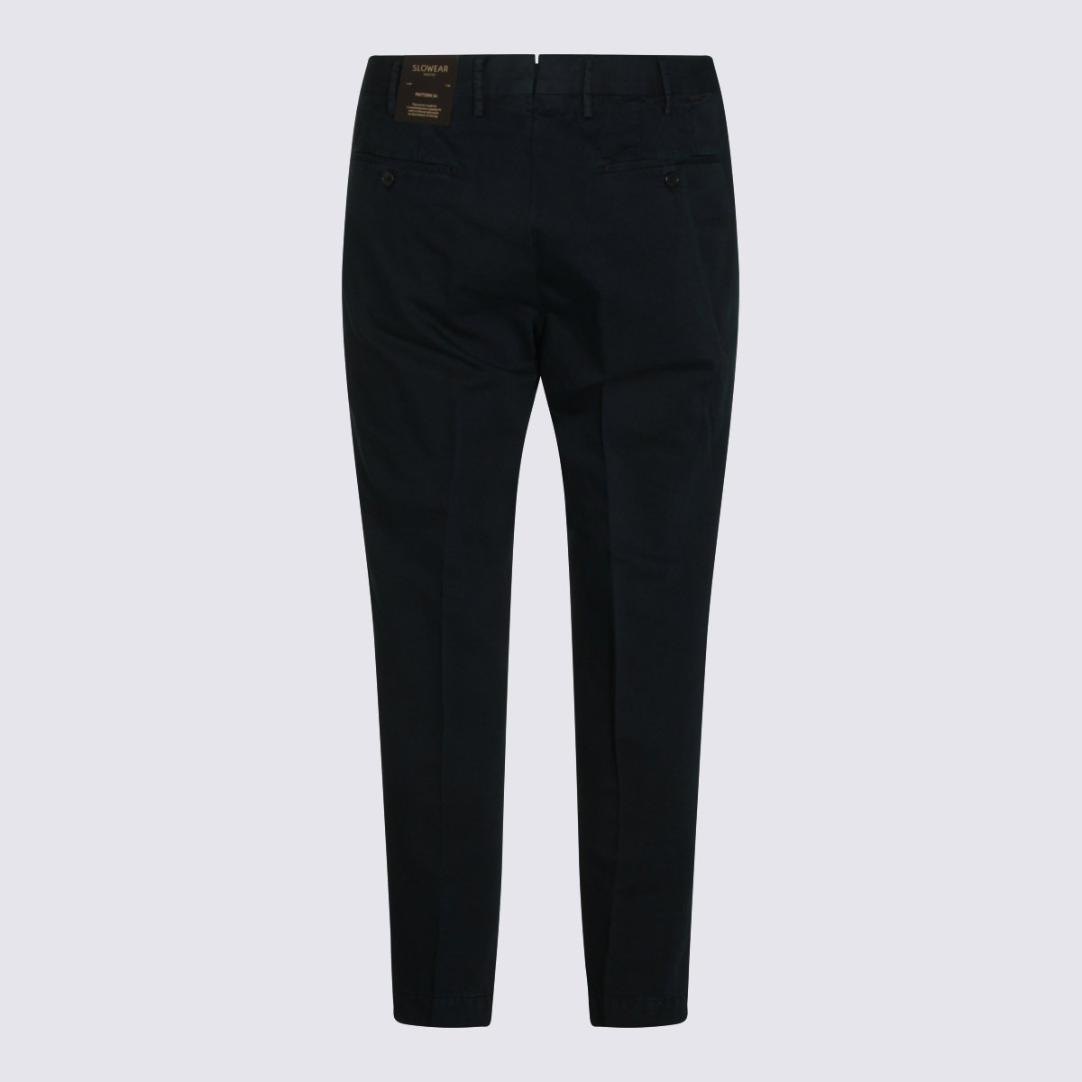 Incotex Tailored Black Trousers With Streamlined Silhouette Zwart