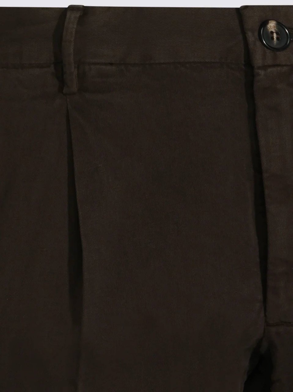 Incotex Brown Slim Fit Cropped Pants Zwart