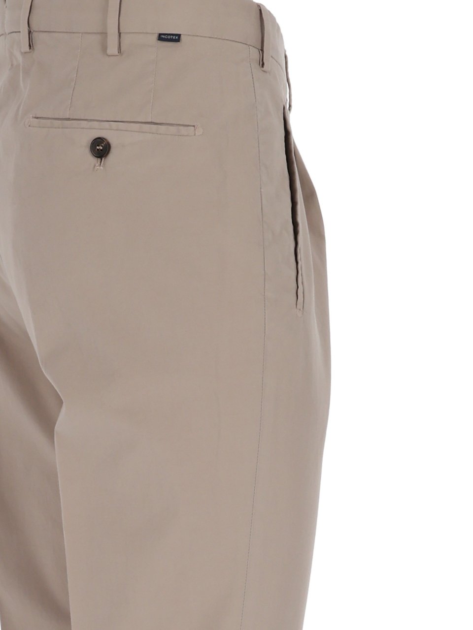 Incotex Tailored Fit Flat Front Straight-Leg Pants Roze