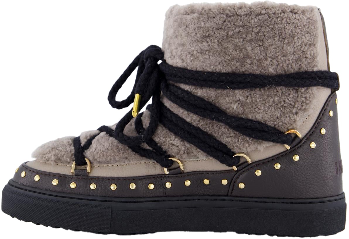 INUIKII Dames Curly Rock Boot Grijs Grijs