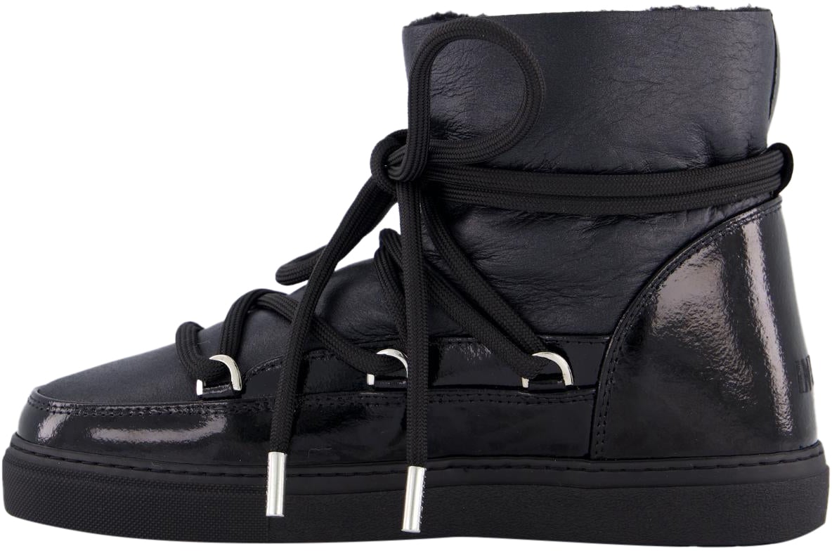 INUIKII Dames Gloss Boot Zwart Zwart