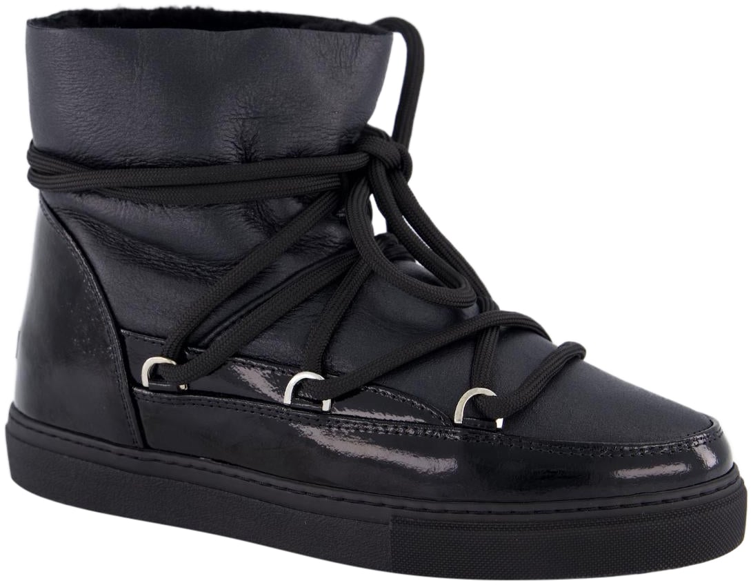 INUIKII Dames Gloss Boot Zwart Zwart