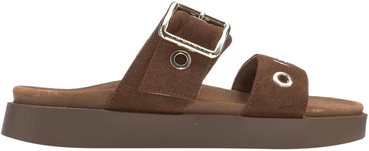 INUIKII Dames Tilda Buckle Bruin