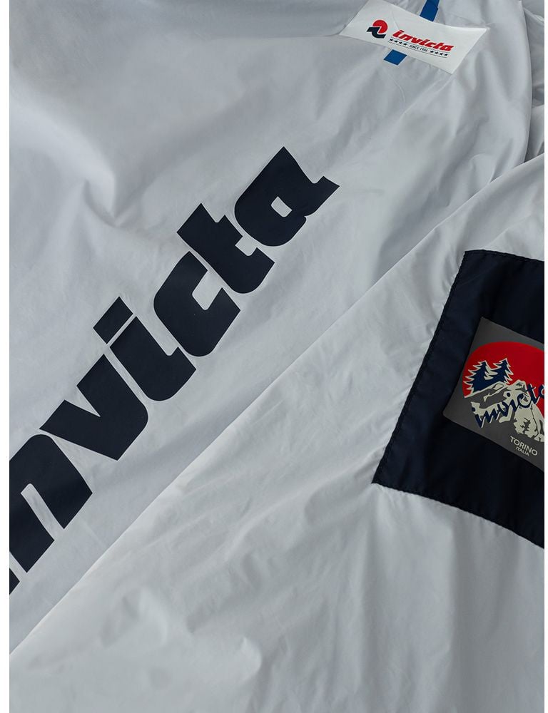 Invicta Blue Polyamide Shell Jacket Blauw