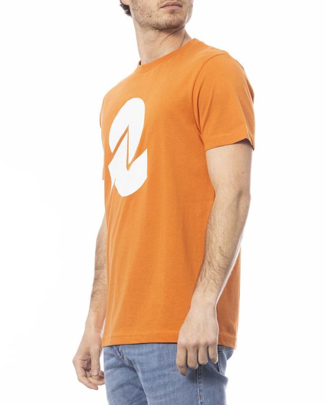 Invicta Invicta Orange Cotton Men T-Shirt Oranje