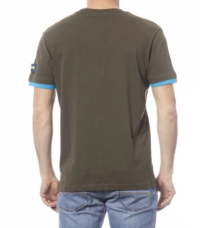 Invicta Green Cotton Men T-Shirt Groen