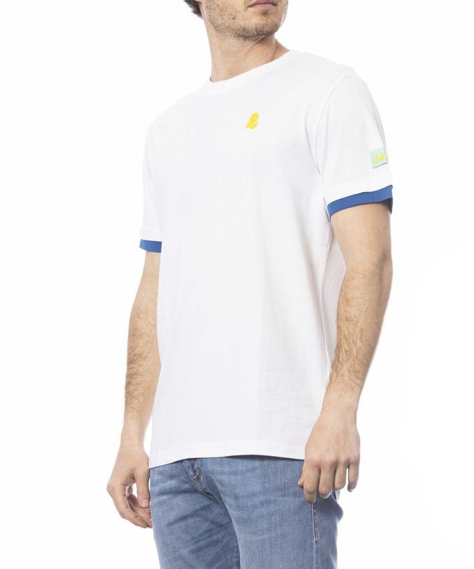 Invicta Invicta White Cotton Men's T-Shirt Wit