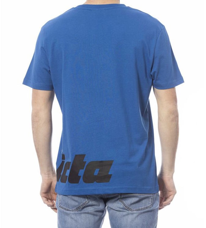 Invicta Invicta Blue Cotton Men T-Shirt Blauw