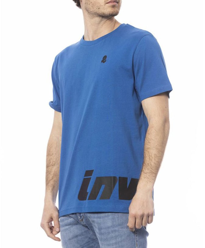 Invicta Invicta Blue Cotton Men T-Shirt Blauw