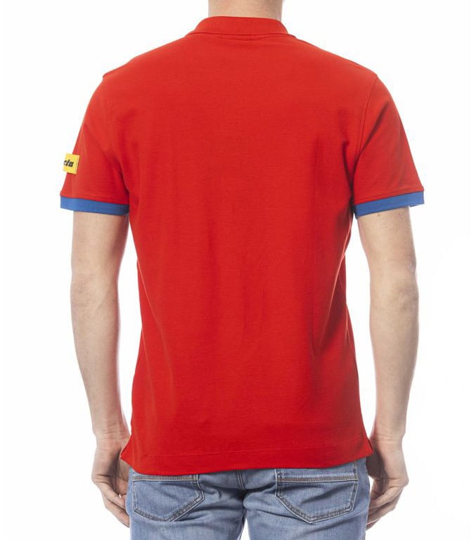 Invicta Red Cotton Men Polo Shirt Rood
