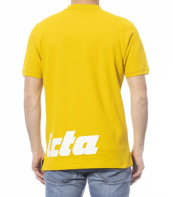 Invicta Yellow Cotton Men Polo Shirt Geel