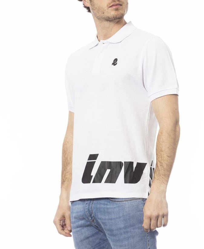 Invicta Invicta White Cotton Men Polo Shirt Wit