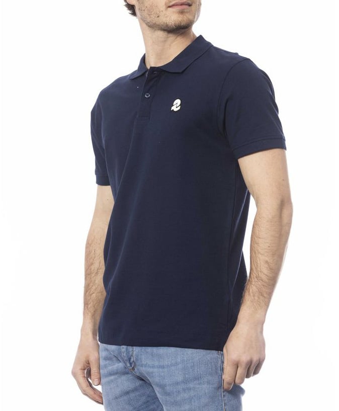 Invicta Blue Cotton Men's Polo Shirt Blauw