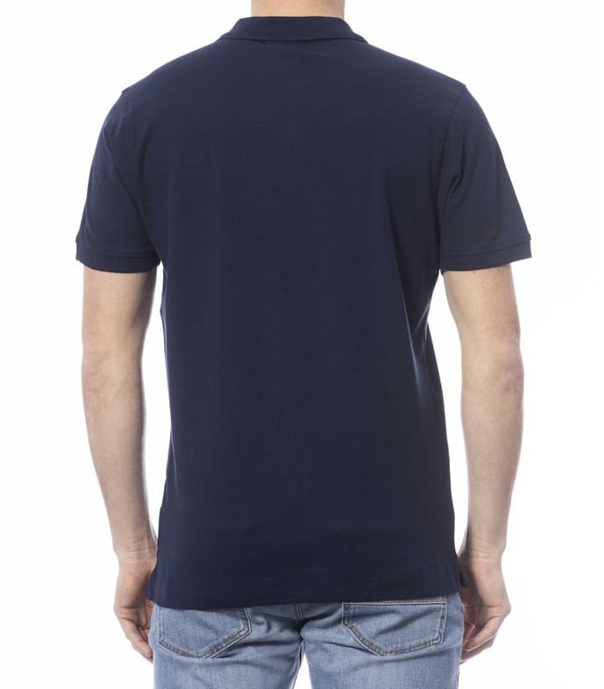 Invicta Blue Cotton Men's Polo Shirt Blauw
