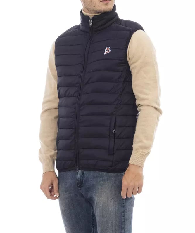 Invicta Blue Polyamide Men Vest Blauw