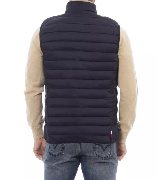 Invicta Blue Polyamide Men Vest Blauw