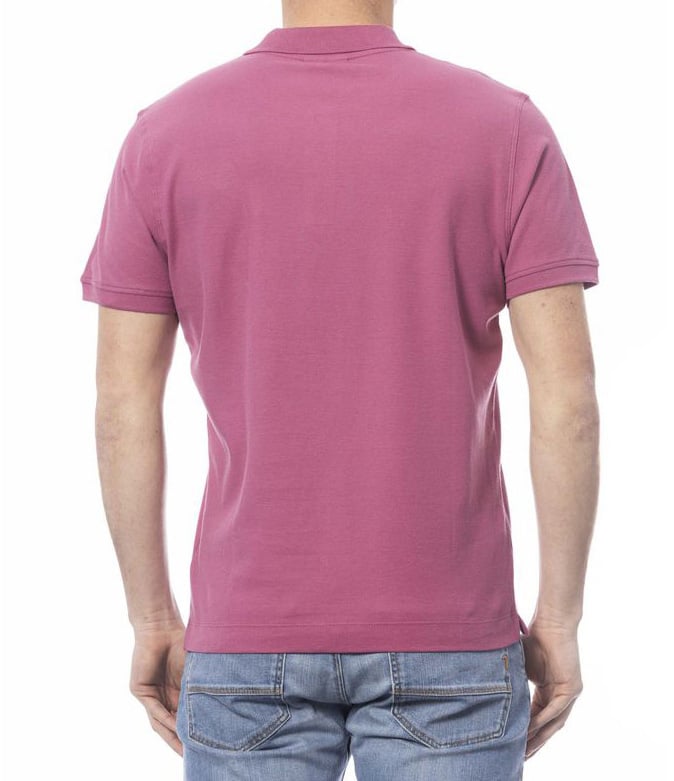 Invicta Purple Cotton Men Polo Shirt Paars
