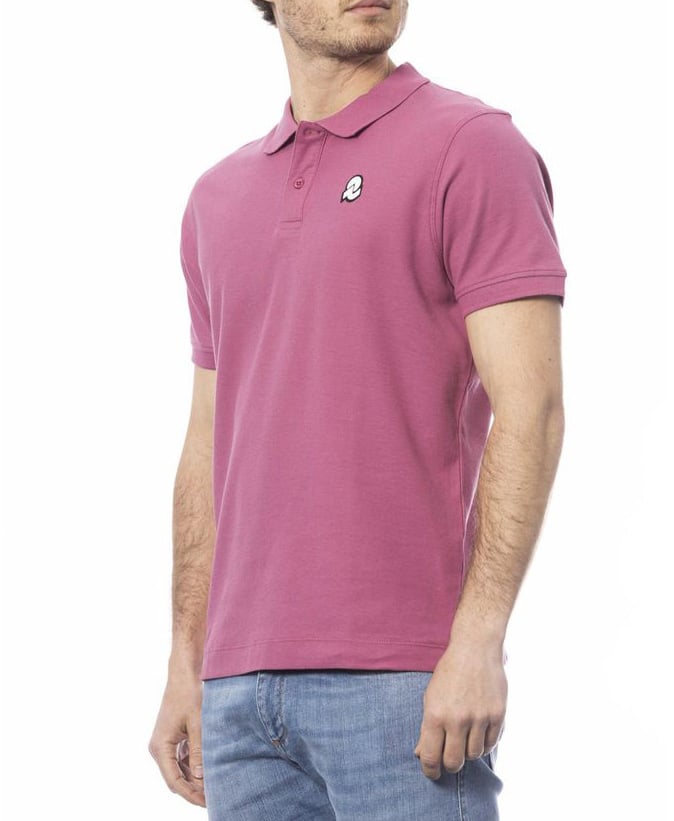 Invicta Purple Cotton Men Polo Shirt Paars