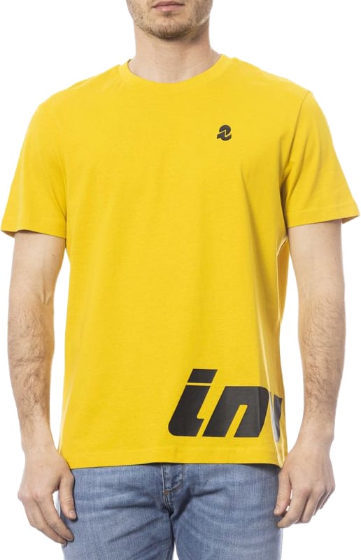 Invicta Invicta Yellow Cotton Men T-Shirt Geel