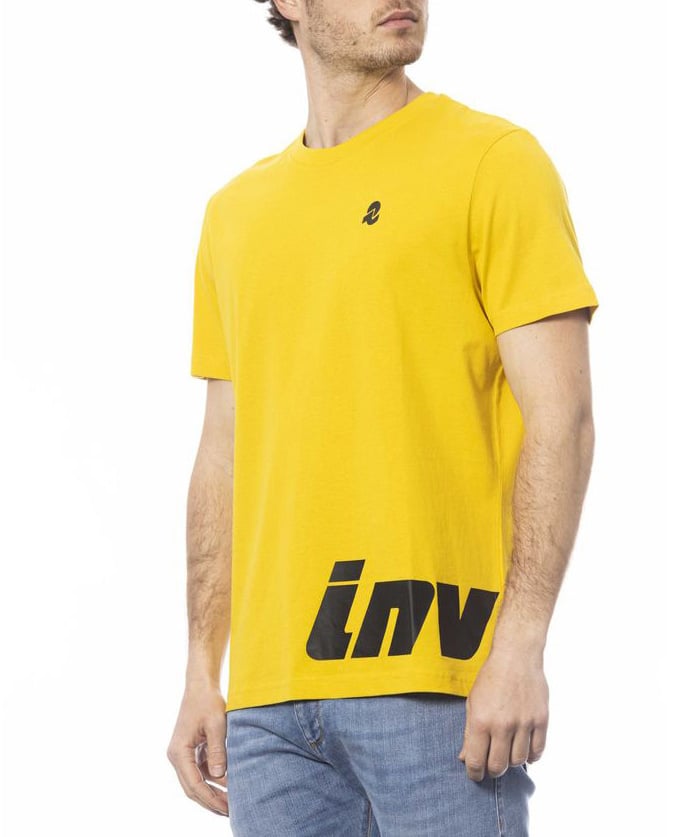 Invicta Invicta Yellow Cotton Men T-Shirt Geel