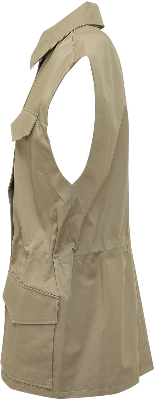 Iro Overshirt Iziel con Tasche Beige