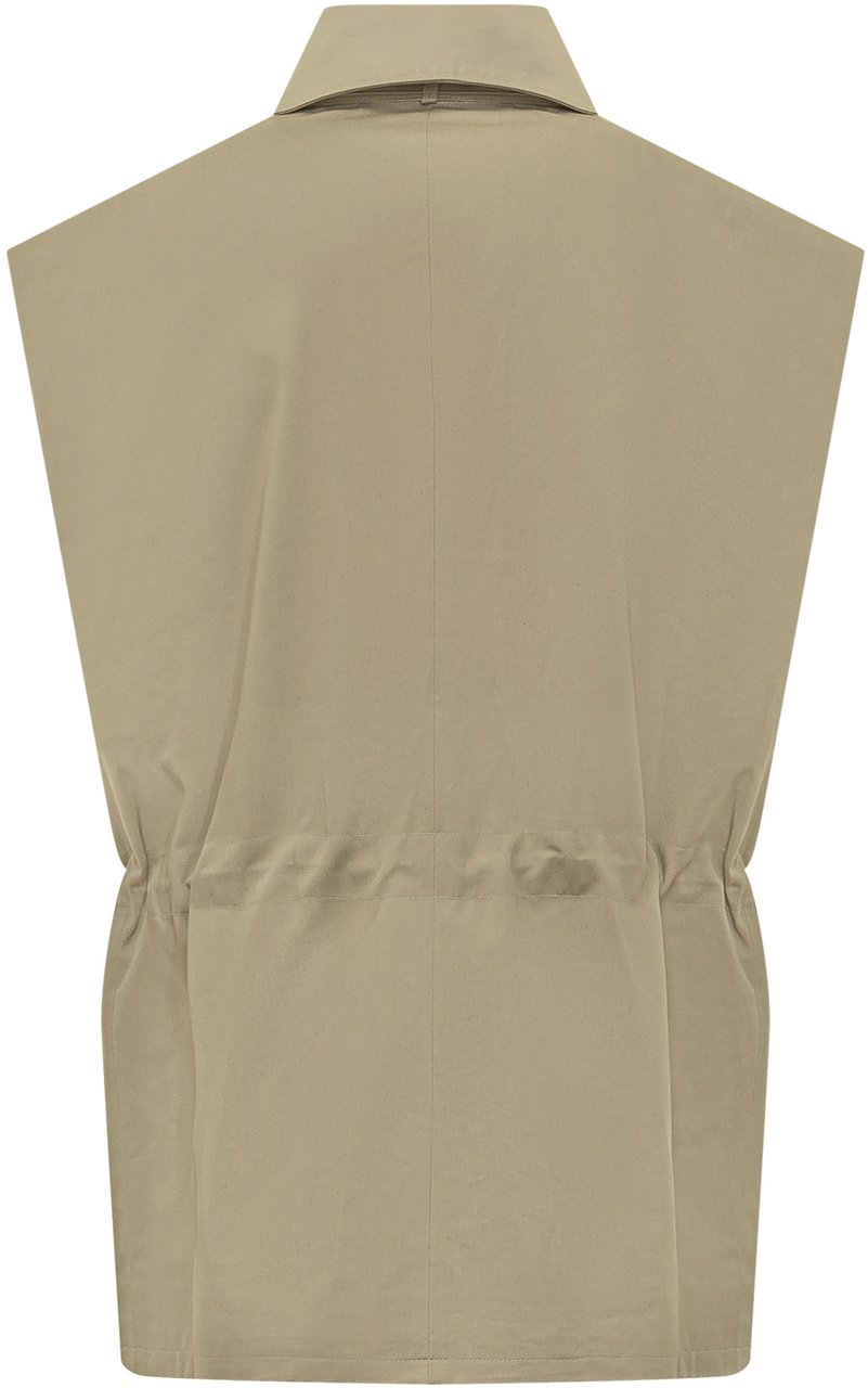 Iro Overshirt Iziel con Tasche Beige
