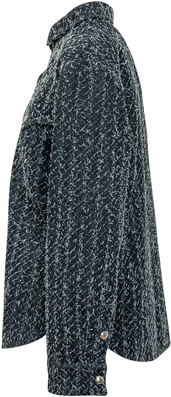 Iro Camicia Velini a Maniche Lunghe Navy