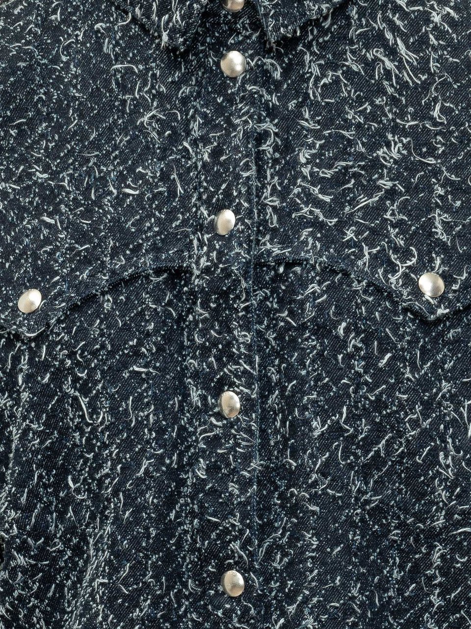 Iro Camicia Velini a Maniche Lunghe Navy