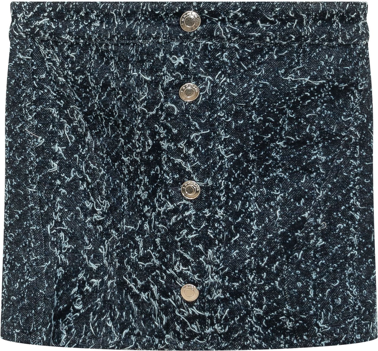 Iro Top Vanny Denim Effetto Marmorizzato Navy