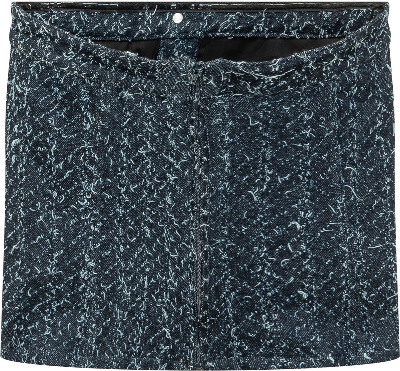 Iro Top Vanny Denim Effetto Marmorizzato Navy