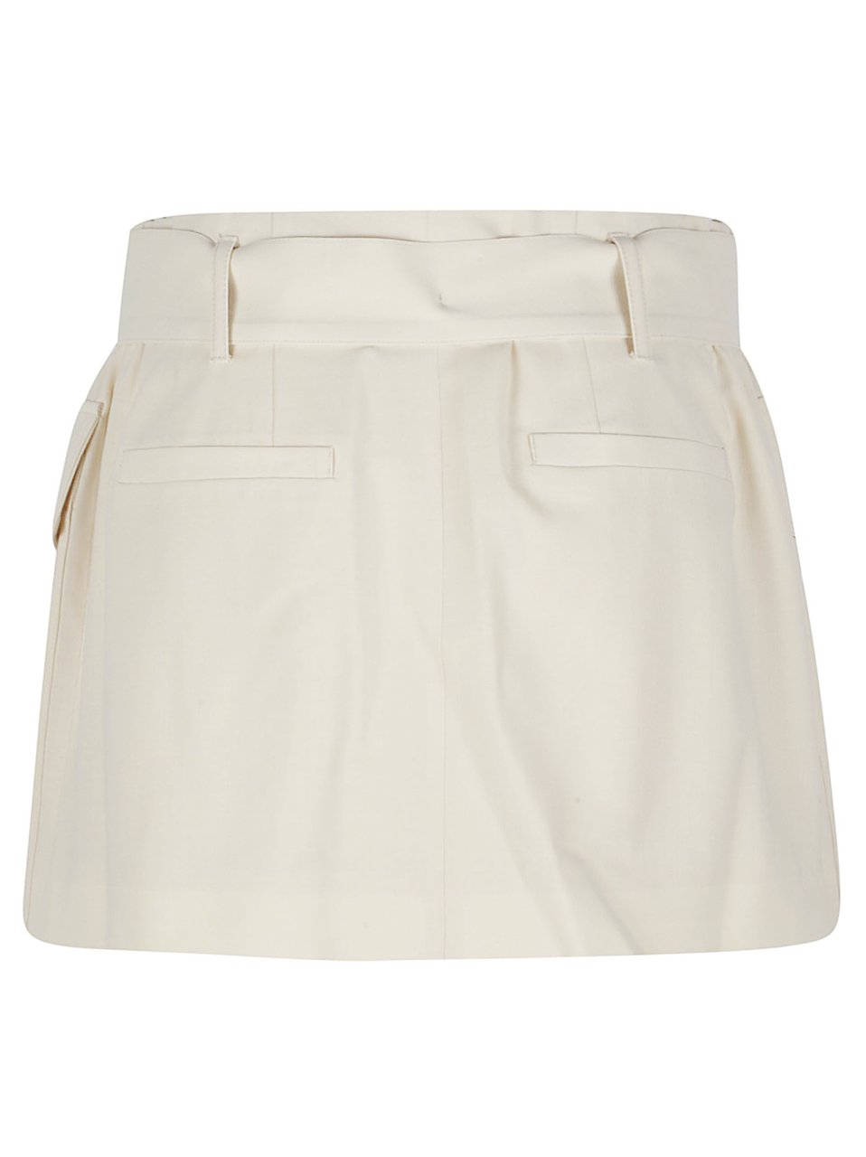 Iro Azoe High-Waisted Mini Skirt Grijs