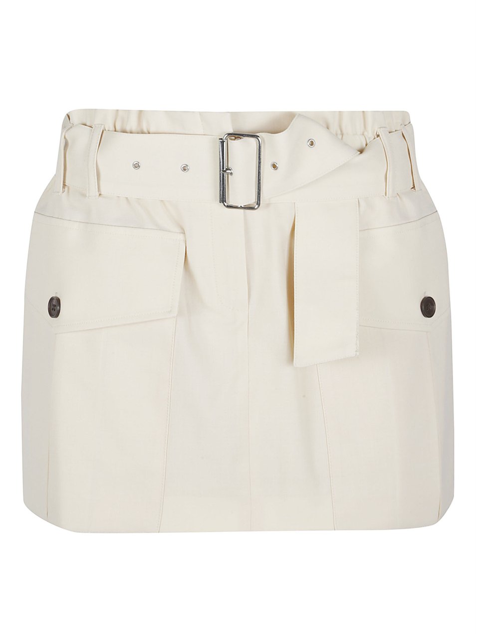 Iro Azoe High-Waisted Mini Skirt Grijs