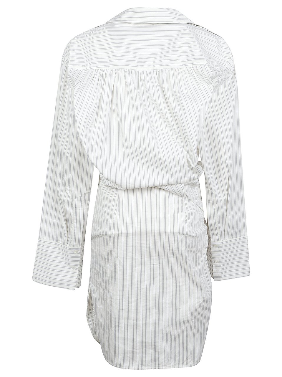Iro Lazul Wrap-Style White Dress Wit
