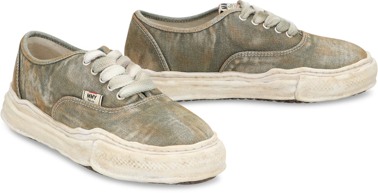 Iro Baker Fabric low-top sneakers Groen
