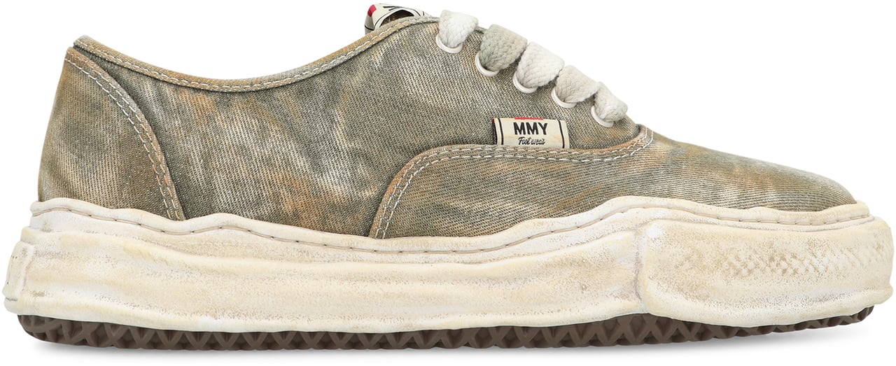 Iro Baker Fabric low-top sneakers Groen