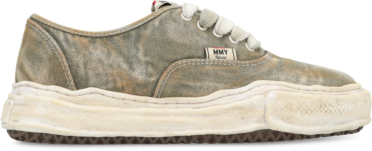Iro Baker Fabric low-top sneakers Groen