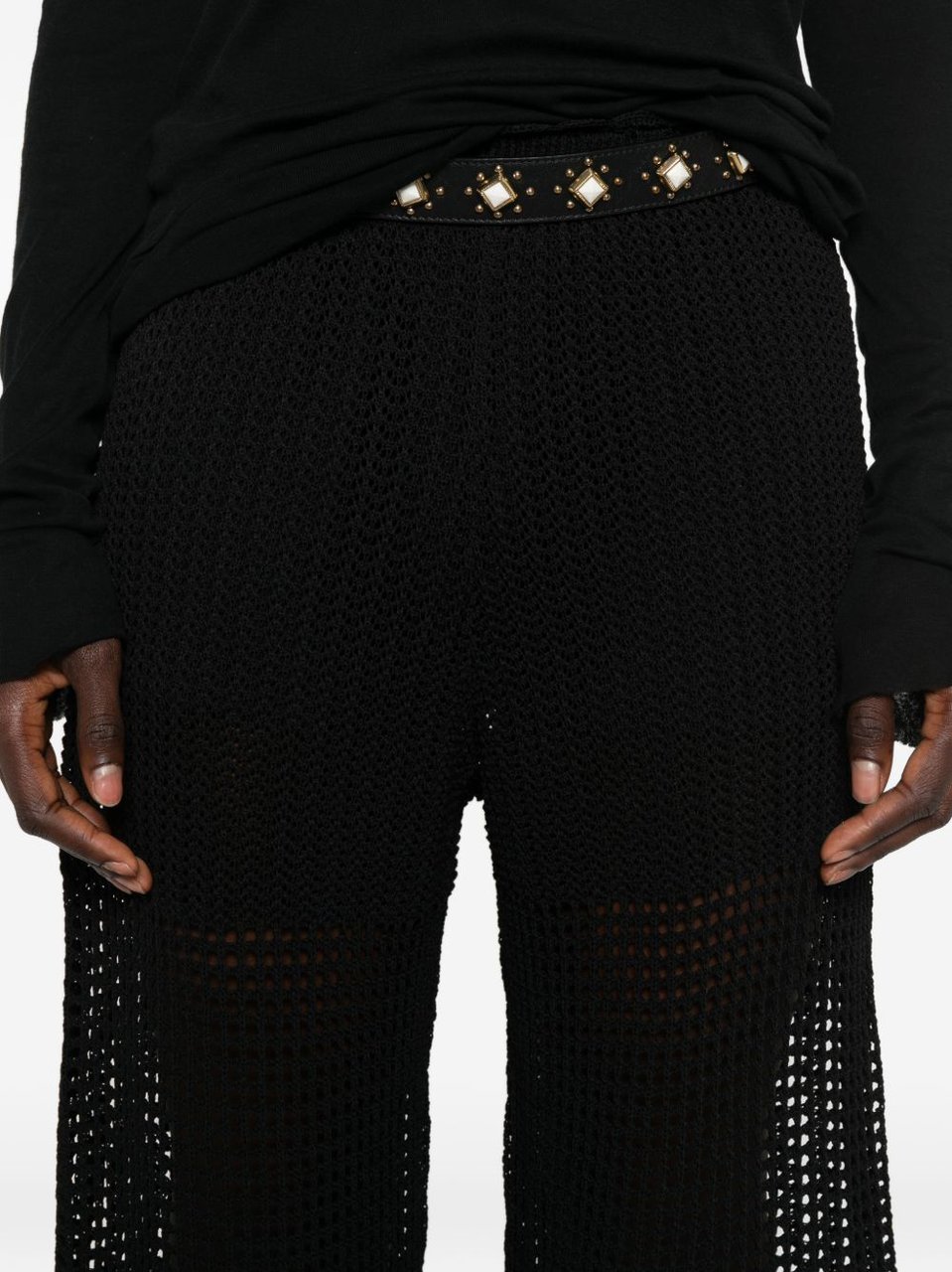 Iro Trousers Black Zwart