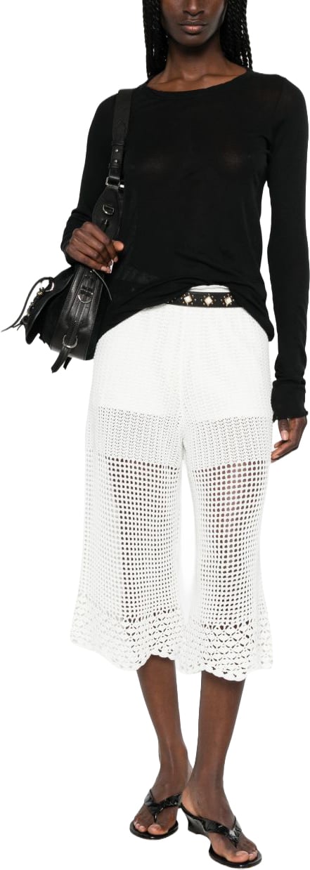 Iro Trousers Bianco Wit