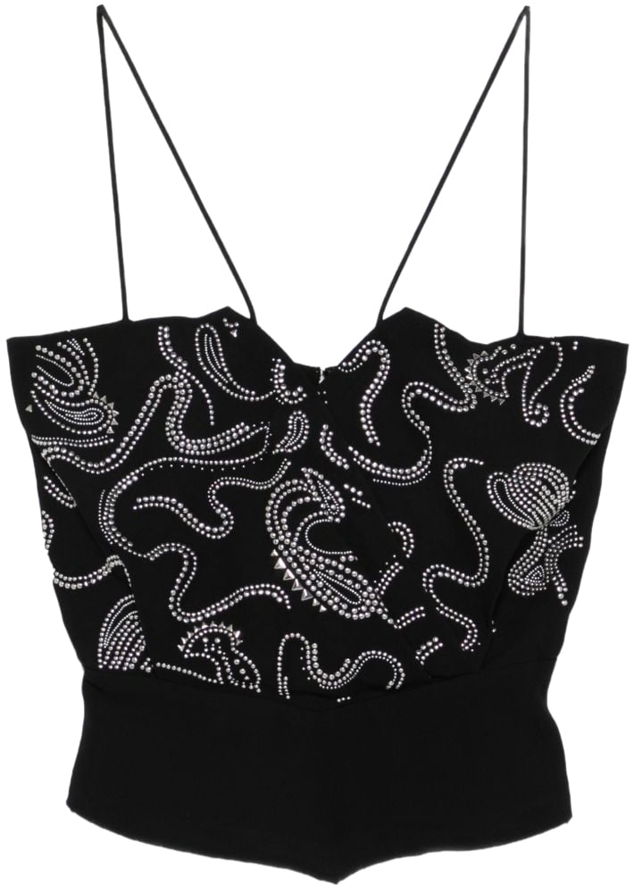 Iro Top Black Zwart