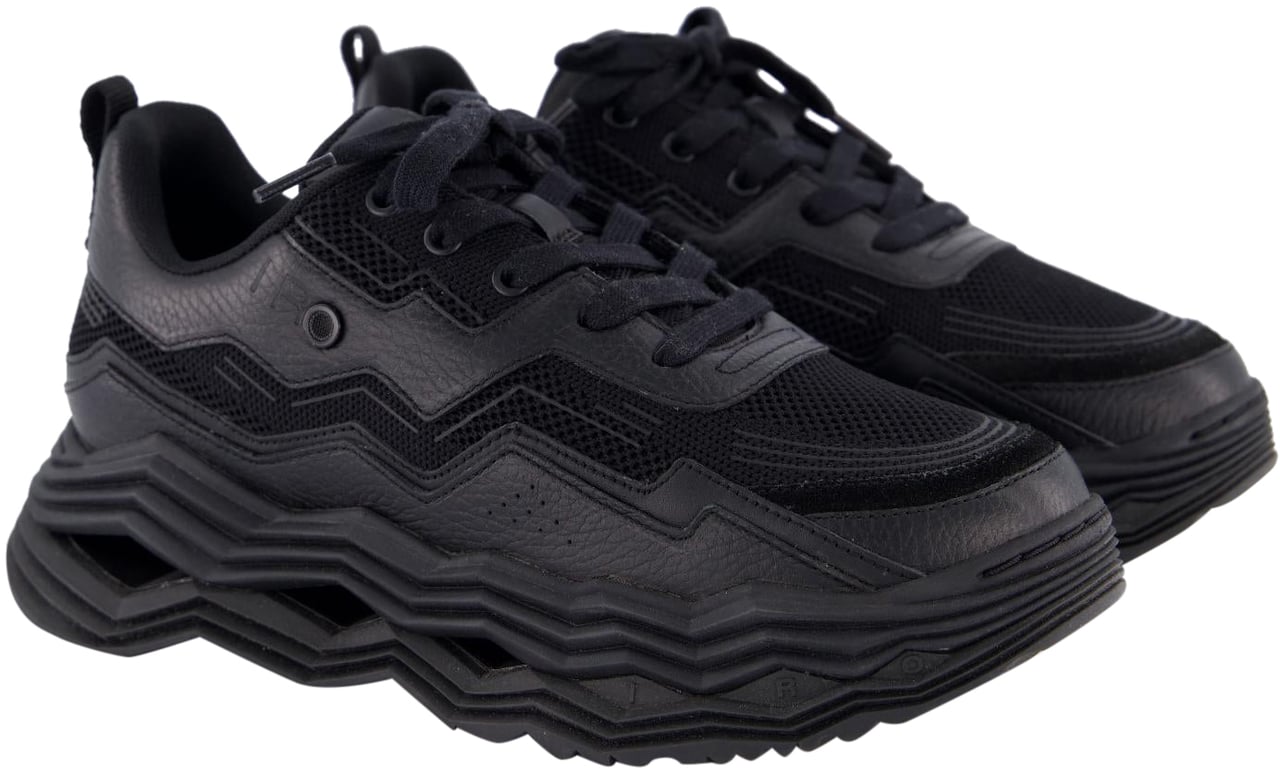 Iro Dames Wave Sneaker Zwart Zwart