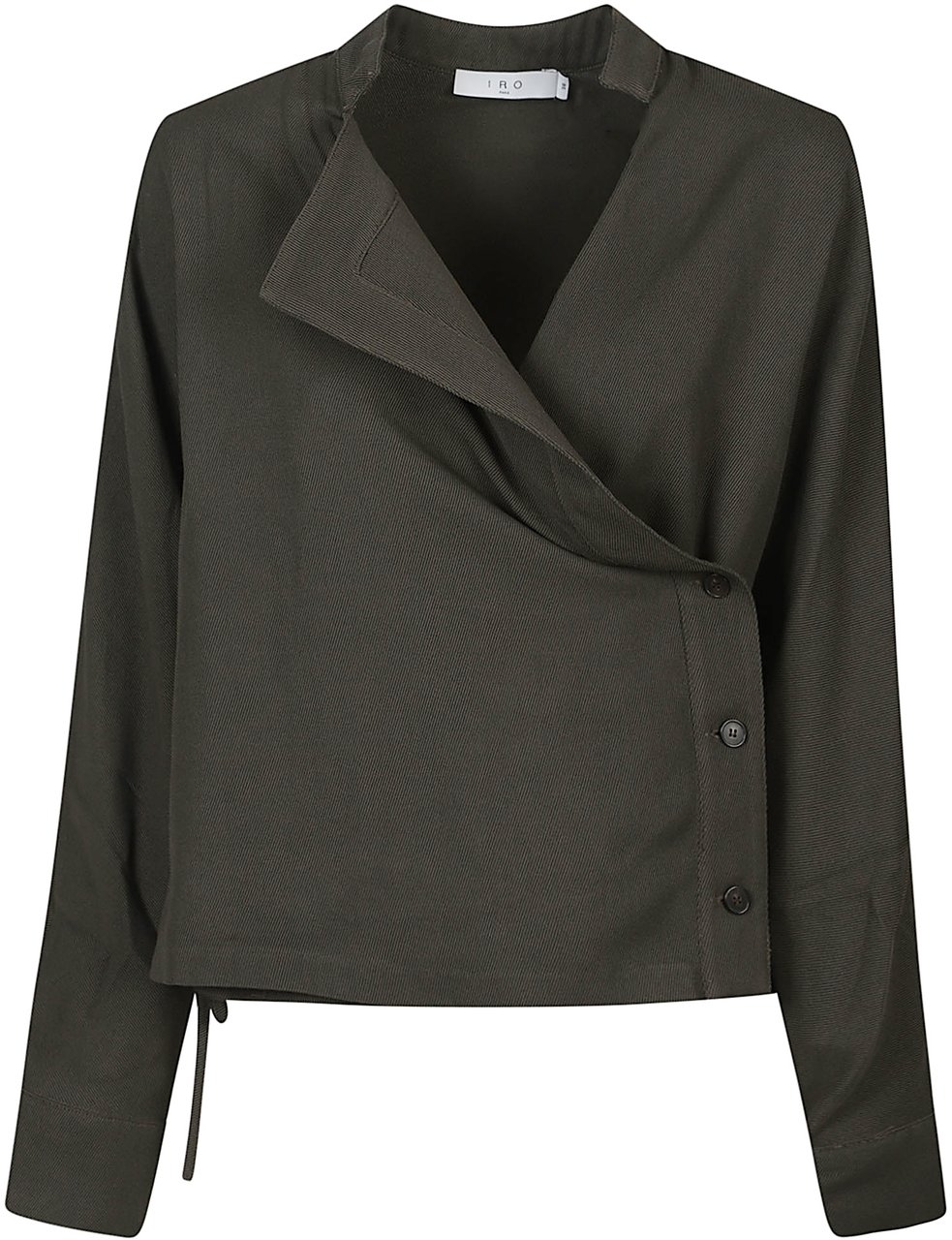 Iro Paquita Long Sleeve Blouse Green Groen