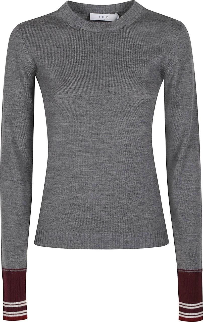 Iro Muse Long Sleeve Sweater Grey Grijs