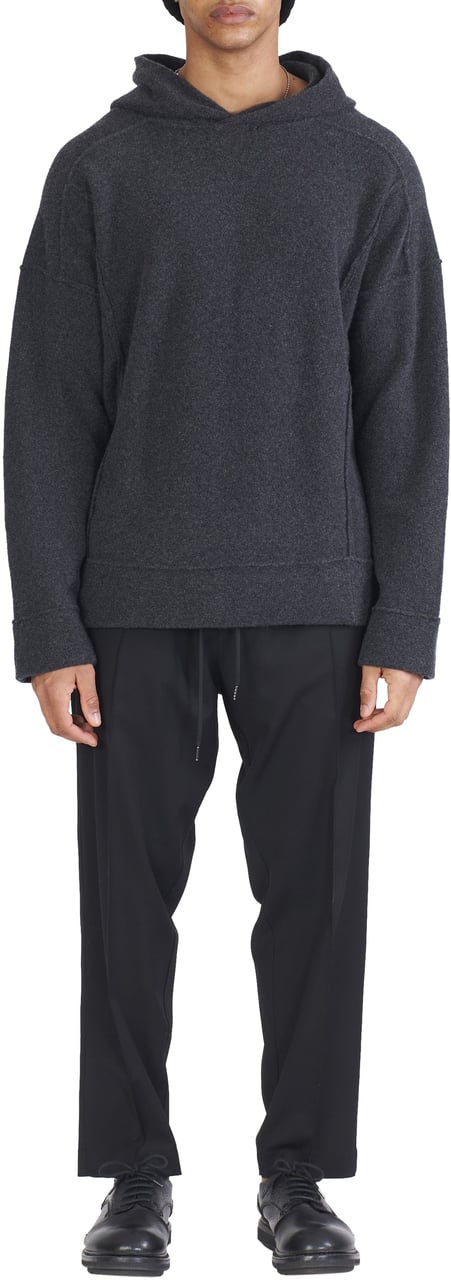 Isabel Benenato Hoodies Mérinos Cachemire Gris Isabel Benenato Homme UK21 80 Grijs