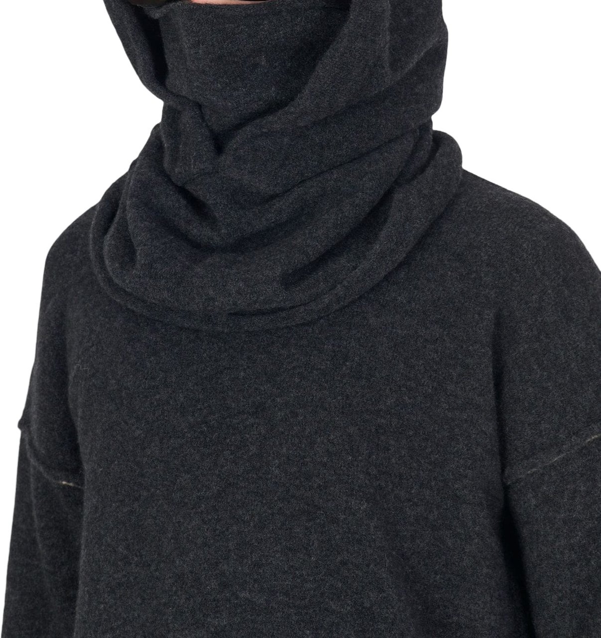 Isabel Benenato Col capuche gris foncé yack Isabel Benenato Homme Femme GK01 80 Grijs