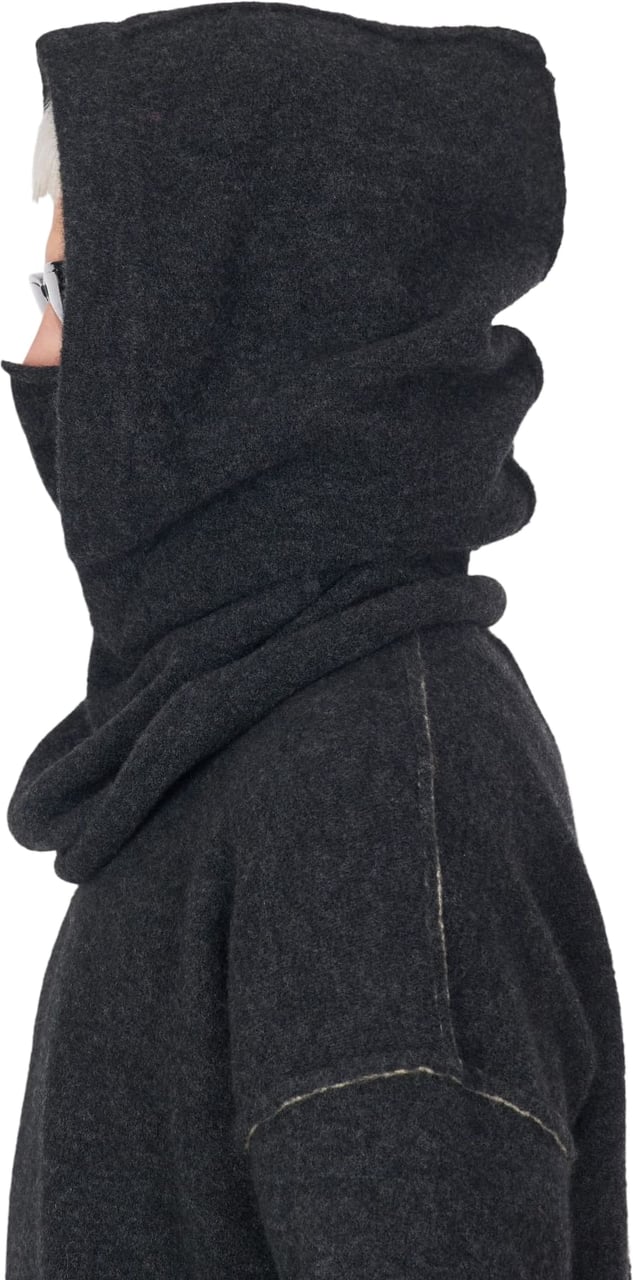 Isabel Benenato Col capuche gris foncé yack Isabel Benenato Homme Femme GK01 80 Grijs