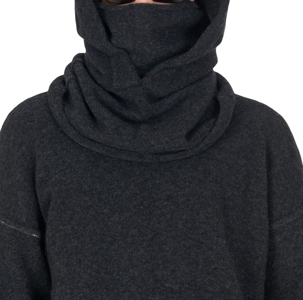 Isabel Benenato Col capuche gris foncé yack Isabel Benenato Homme Femme GK01 80 Grijs