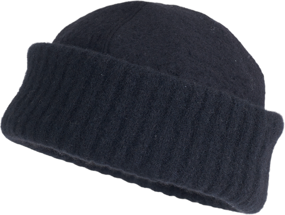 Isabel Benenato Chapeau yack laine vierge noir Isabel Benenato Femme Homme DA13 01 Zwart