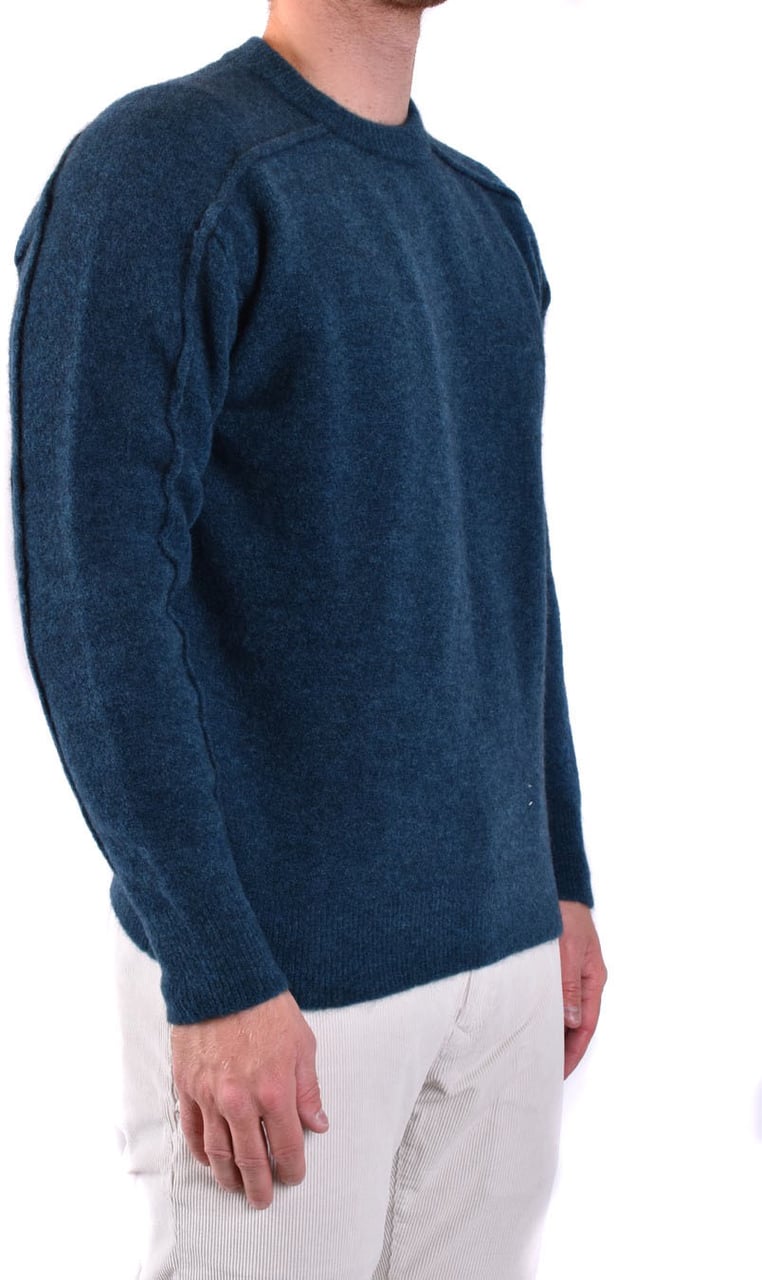 Isabel Benenato Sweaters Blue Blauw