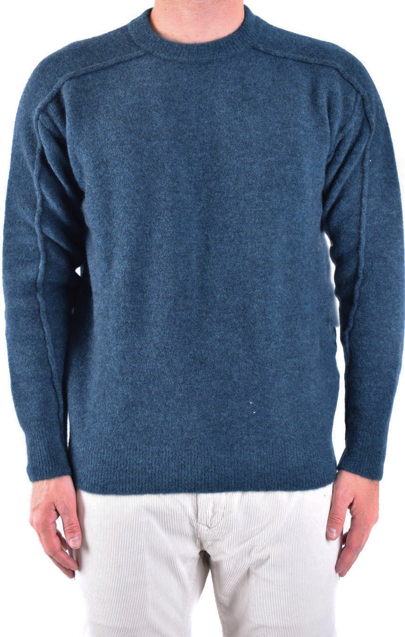 Isabel Benenato Sweaters Blue Blauw